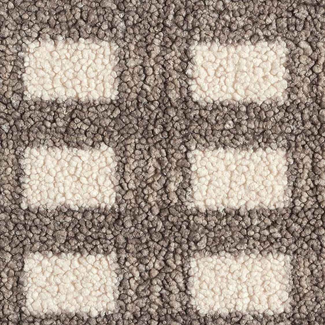 Knitted bouclé check - 4.0 m - 400 g/m²